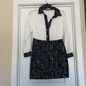 Cute boutique dress with pearl buttons!